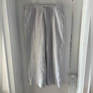 Shambhala Light Grey Fleece Jogger Pants Size XL Like New